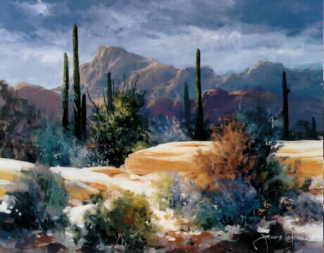 "Warm Sand & Saguaro" by James Coleman
