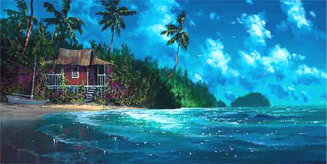 Warm Sand Emerald Water by James Coleman