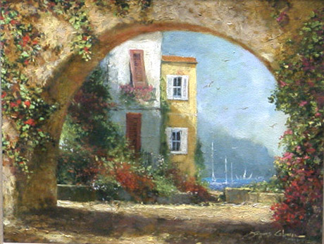 'BIRDS THROUGH THE ARCH" by James Coleman