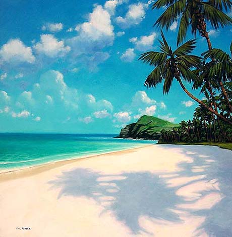 "LANIKAI BEACH" by artist Rick Novak