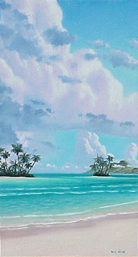 "TROPICAL REFLECTION - 2" by artist Rick Novak