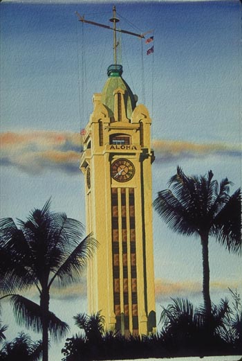 Aloha Tower Sunrise