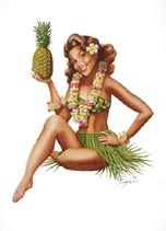 Pineapple Girl by Gary Palm