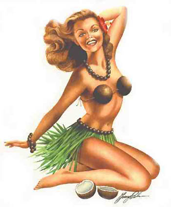 Coconut Girl by Gary Palm