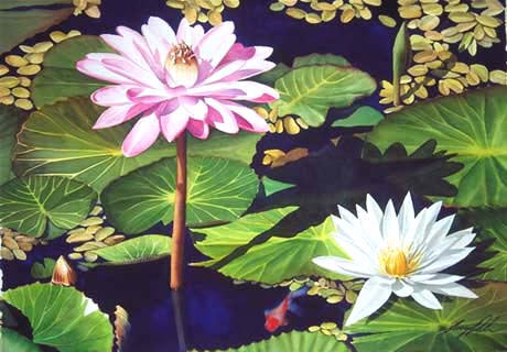 "Waterlilies #1" by Garry Palm