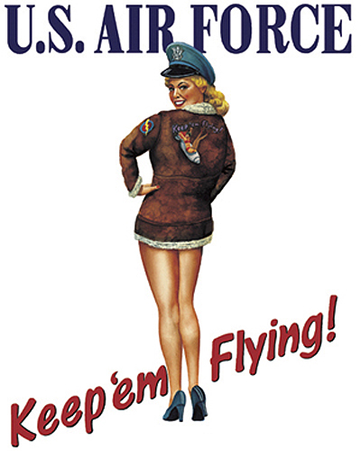 "Air Force Girl" by Garry Palm