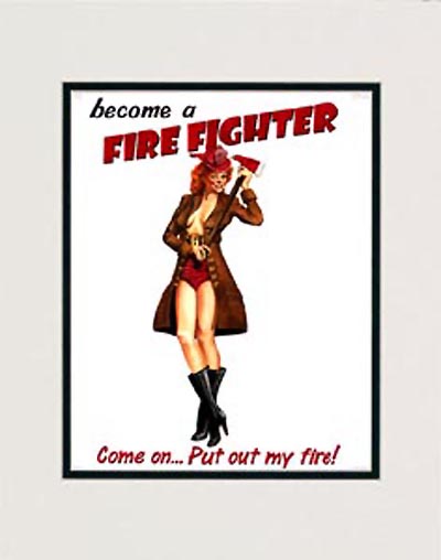 "Fire Fighter Girl" by Garry Palm