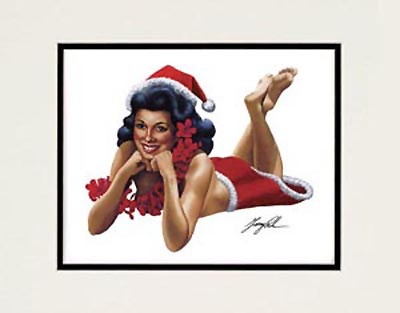 "Christmas Santa Girl" by Garry Palm