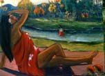 Wahine in Red