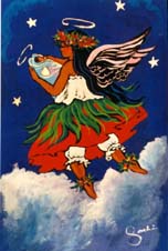 Hawaiian Christmas Angel
