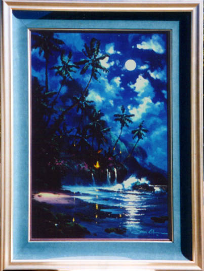"Mystical Night" Cibachrome print Framed
