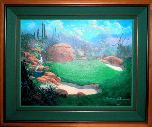 "High Desert Oasis" Original Oil by James Coleman