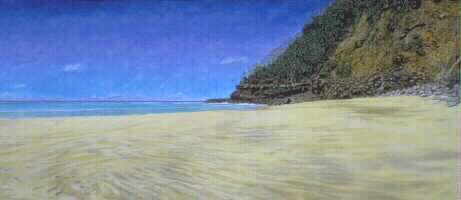 Hanakapiai Beach, Kauai - Triptych right panel