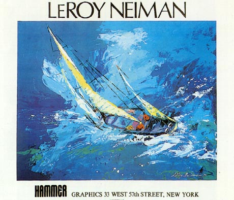 "SAILING" by Leroy Neiman