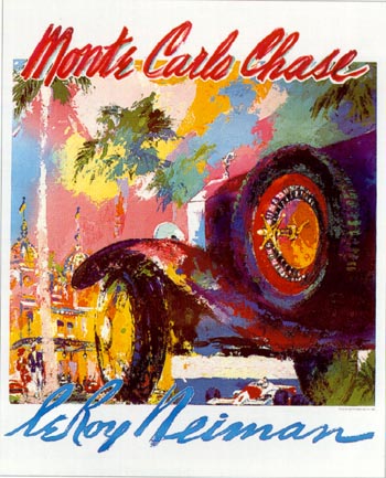 "MONTE CARLO CHASE" by Leroy Neiman