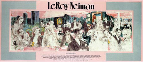 "POLO LOUNGE" by Leroy Neiman