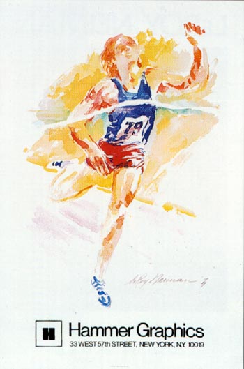 "DRAKE RELAYS" by Leroy Neiman