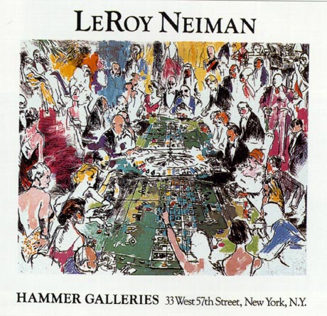 "GAME OF LIFE" by Leroy Neiman